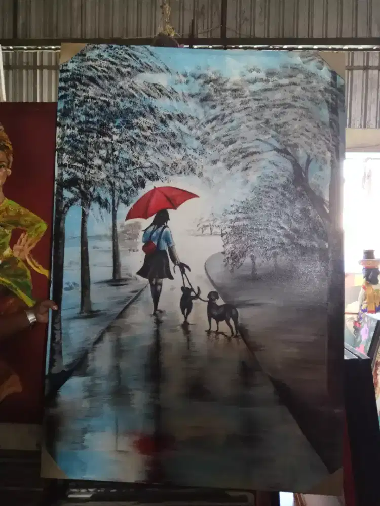 Lukisan Cat Minyak Canvas