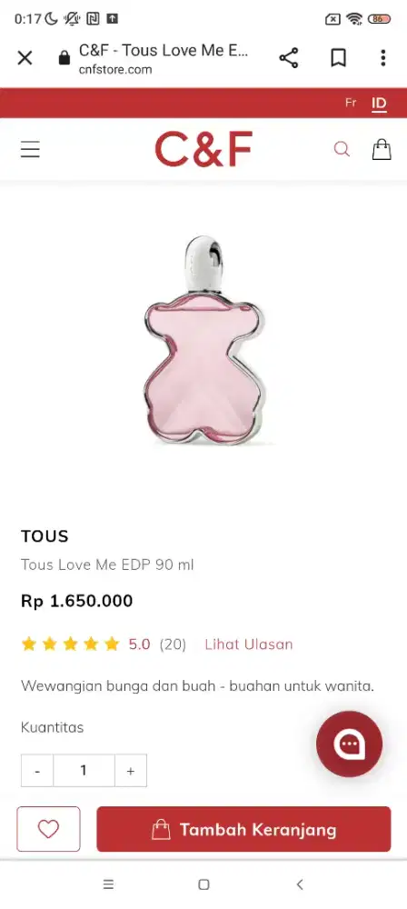Tous love me EDP 90ml