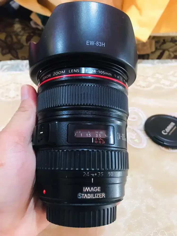 Lensa Canon 24-105 mm F 4 IS . Super mulus