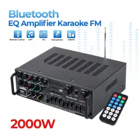 Sunbuck bluetooth EQ amplifier karaoke fm 2000w