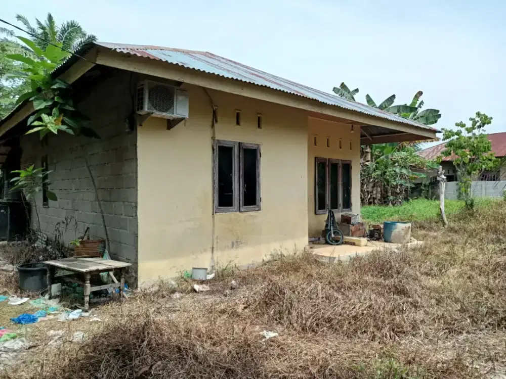 Jual Lahan luas 2596 m2 dan Rumah, tembok keliling