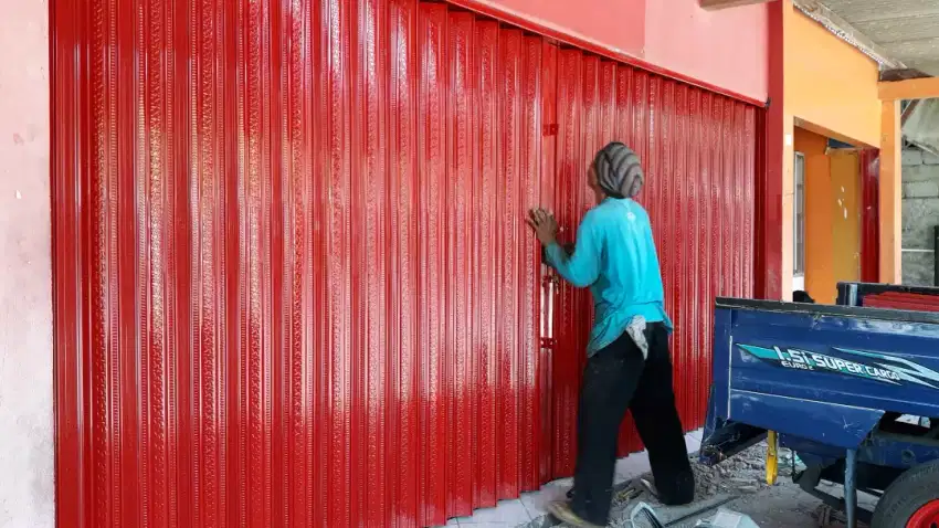 Pintu rolling door garasi rumah warung dan lain lain