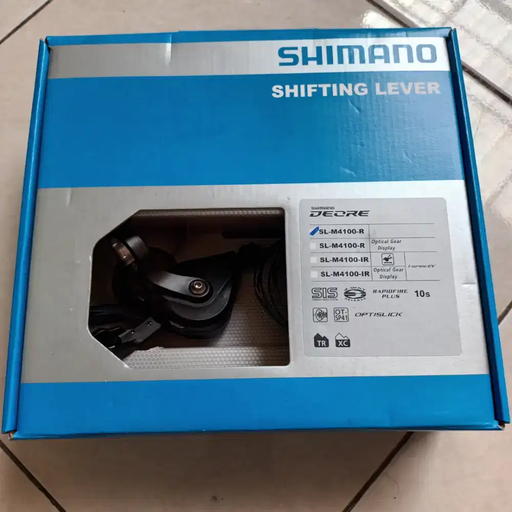 Shifter kanan Shimano Deore M4100 10 speed