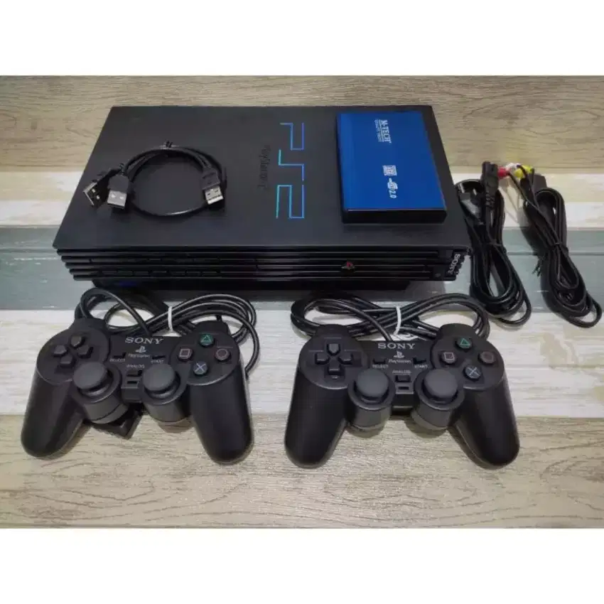 PS2 fat Sony seri 10000 paket komplit