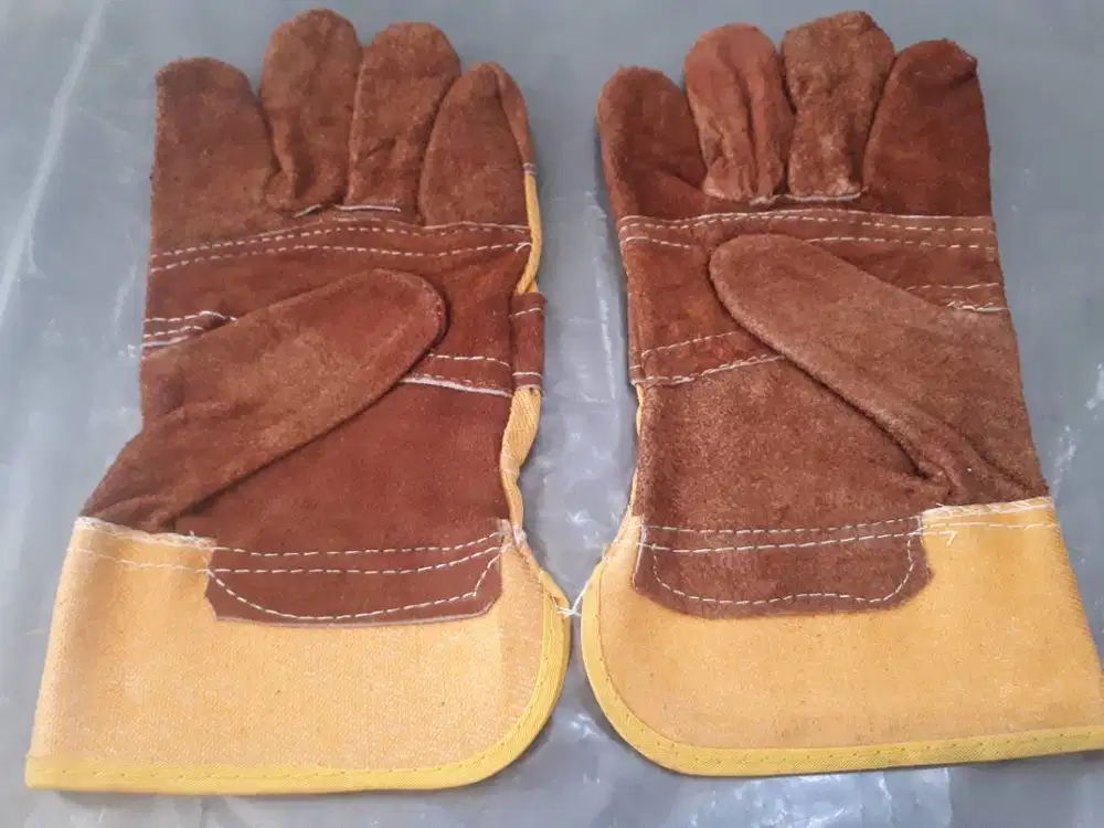 Industrial Safety Glove Sarung Tangan Las - Brown A-526