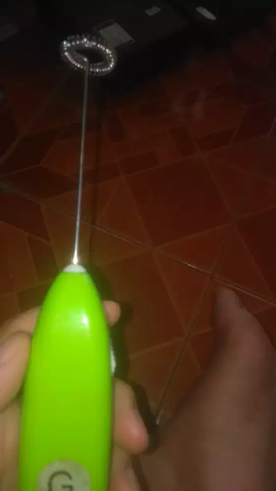 Brang bekas pakai pengaduk pengocok telur mentega kopi hand mixer mini