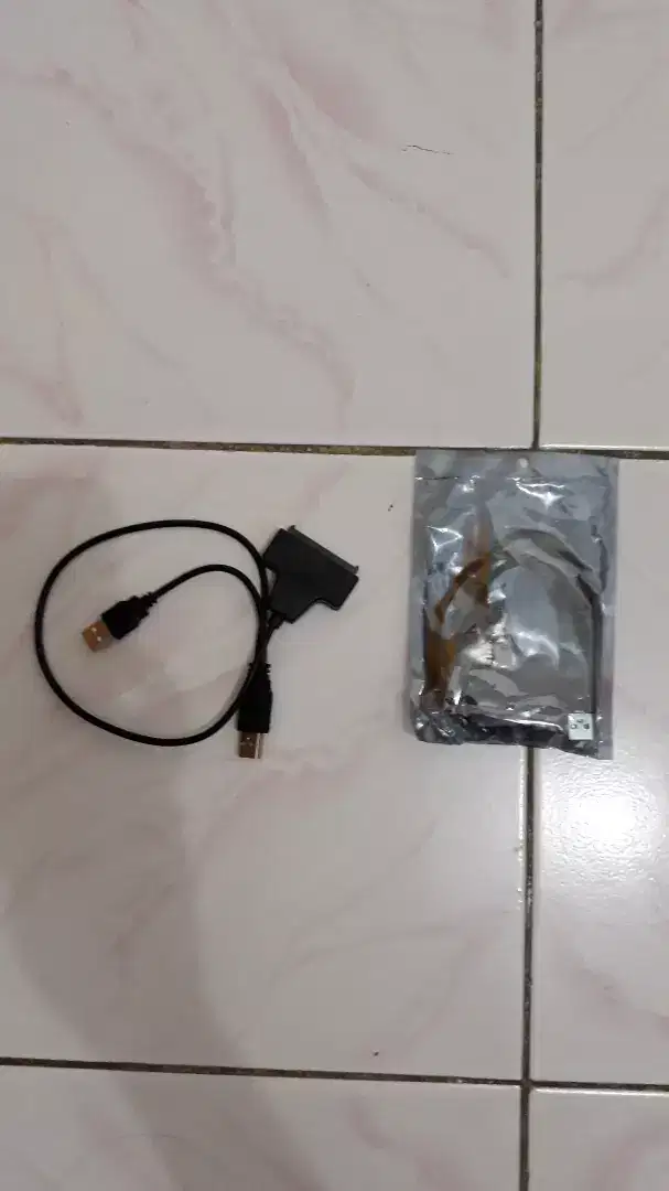 Baru paket konverter harddisk eksternal 2,5&;hdd ke usb(bonus adaptor)