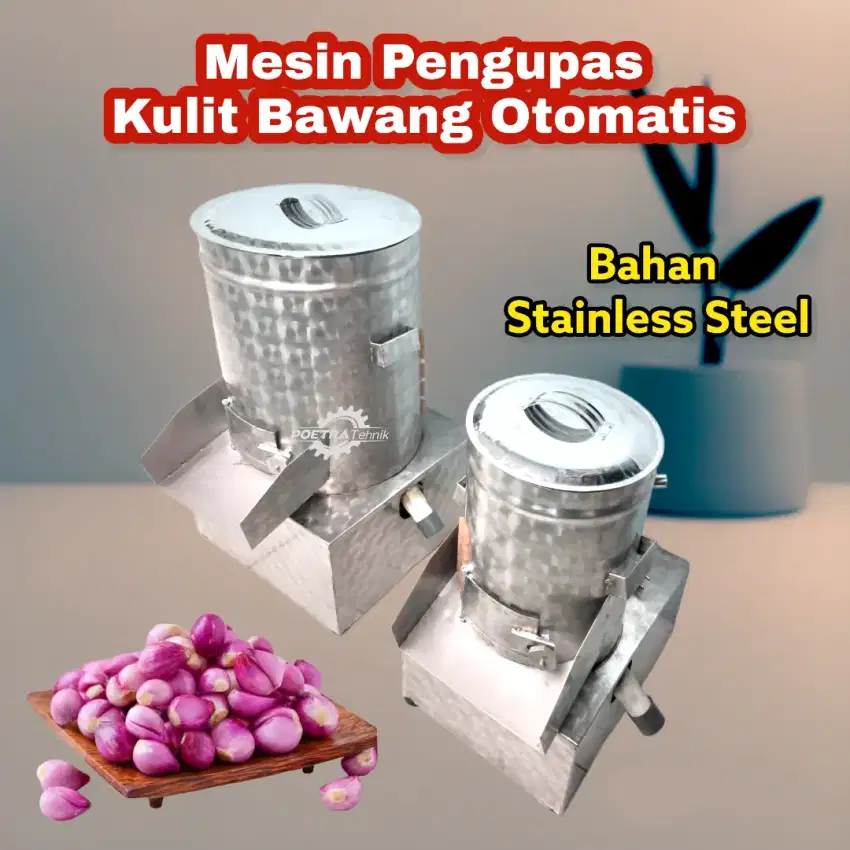Mesin Pengupas Bawang Merah Putih Kap 3Kg - Alat Kupas Bumbu Dapur