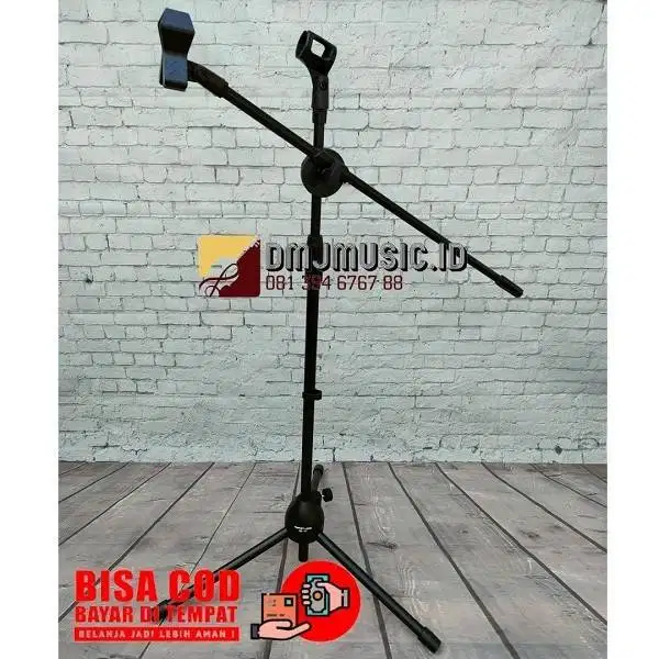 TaffSTUDIO Tripod Holder Mikrofon Pro 2 Klip - NB-107 - Black