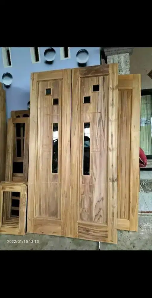 Pintu jendela kusen langsung dari pengrajin