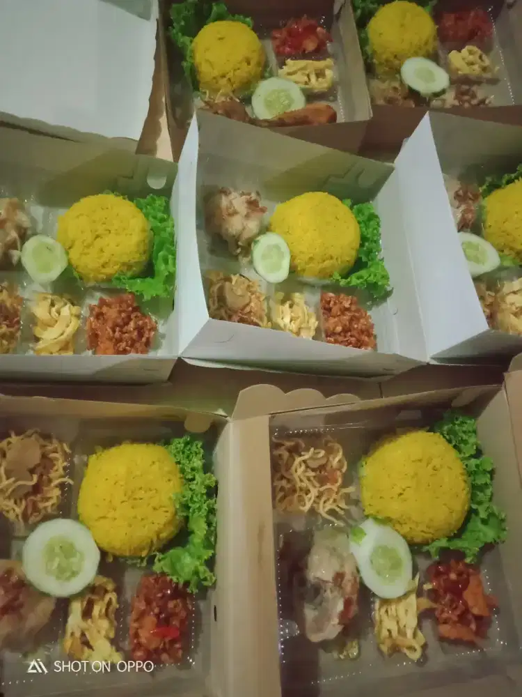 Nasi kotak,steorofom,nasi kuning mulai hrg 15k#Mamita Dapur kuliner