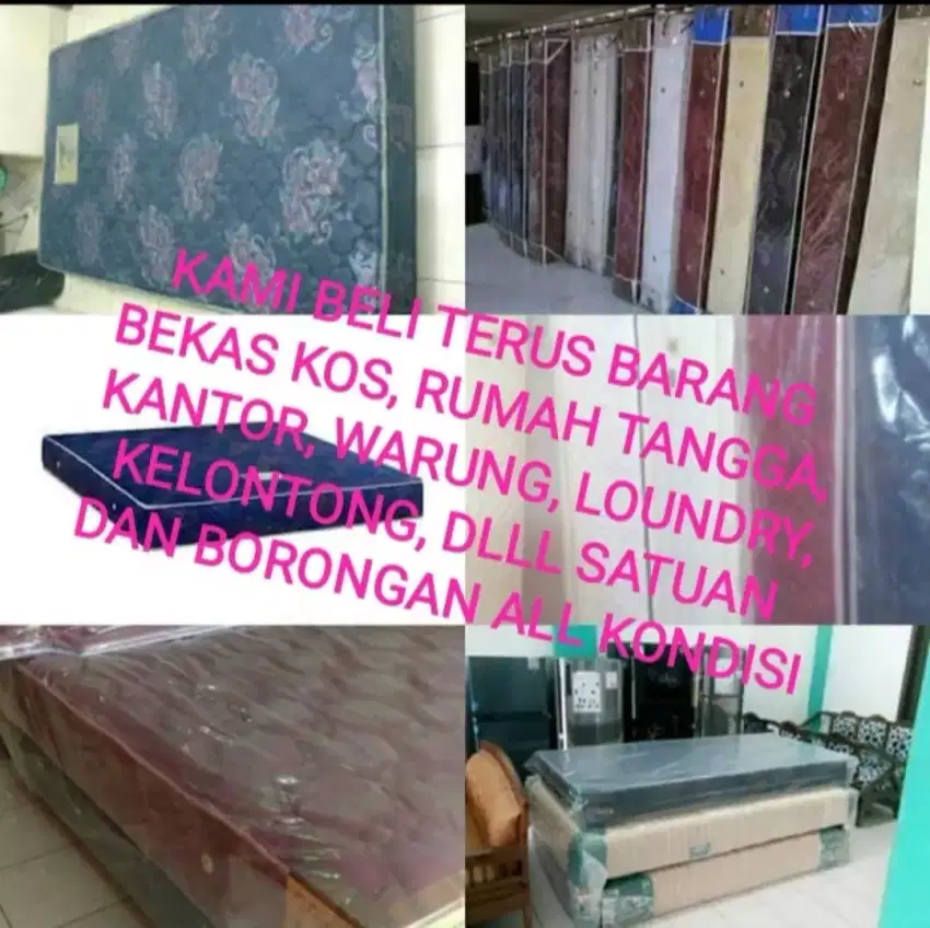 Kami beli Barang bekasnya Springbed, sofa, peralatan rumah tangga dll