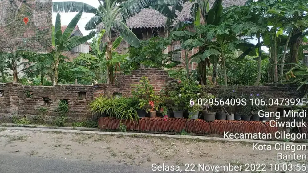 Jual tanah 500m2 jual permeter  CILEGON, SERANG, BANTEN