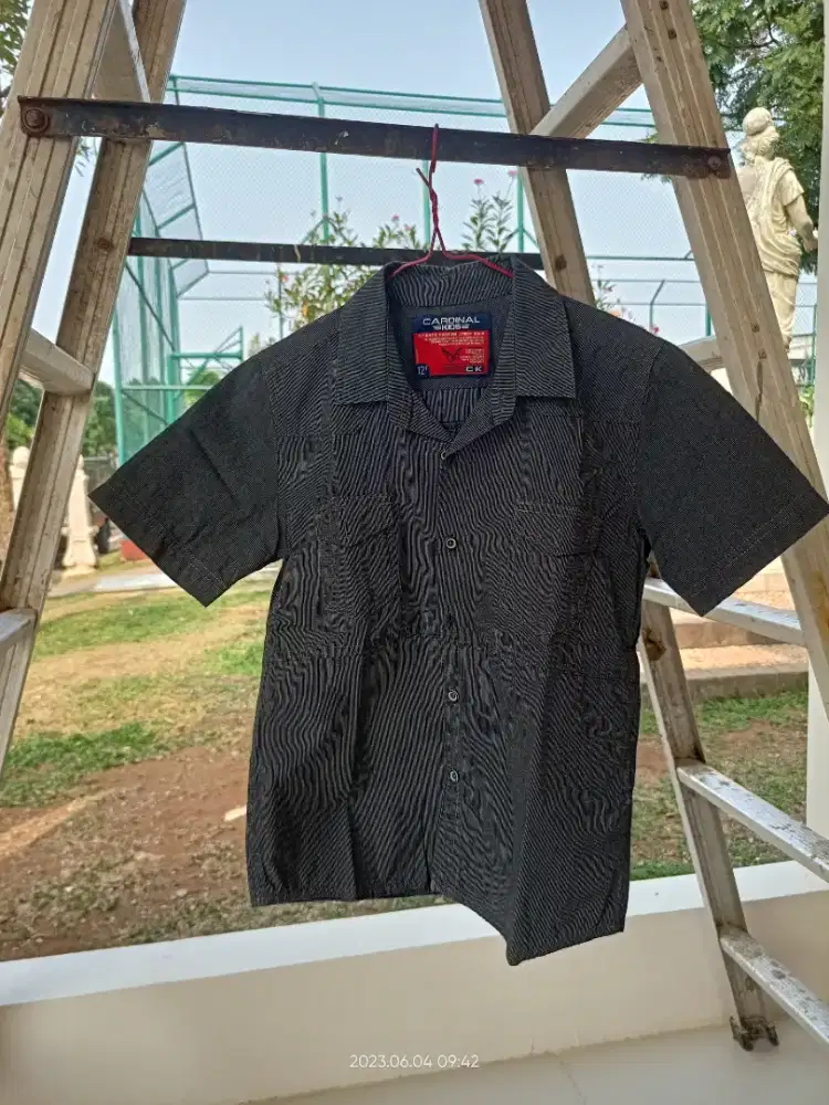 baju kemeja anak laki laki cardinal kids usia12 tahun