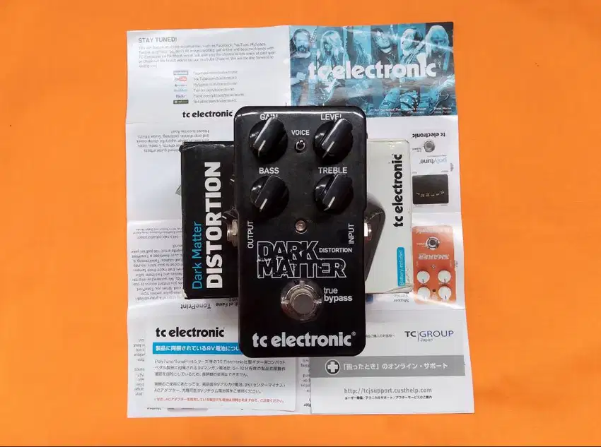 Guitar Effect tc electronic Distortion Dark Matter