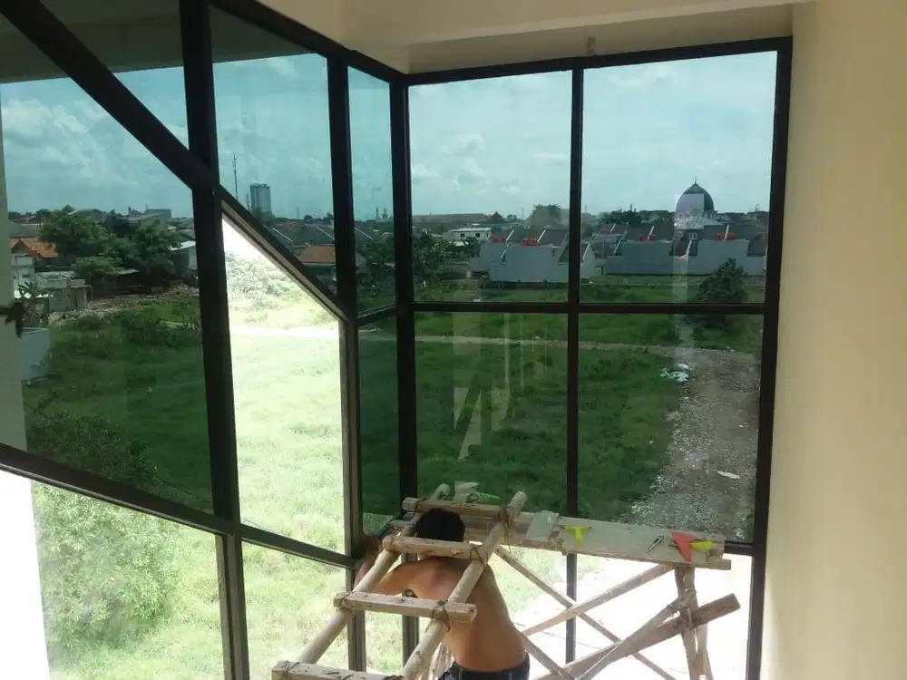 Kaca Film bagu Kaca Film Tolak Panas-Kaca Film Hitam