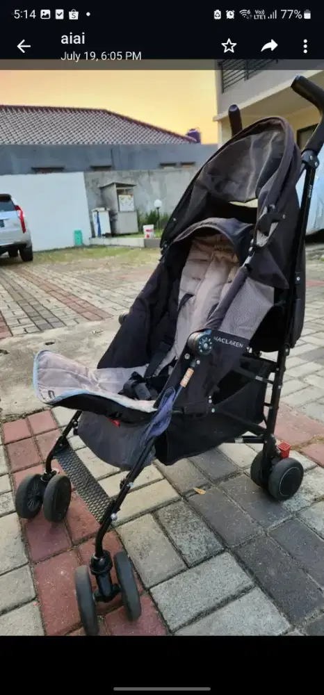 Jual stroller outlet maclaren second