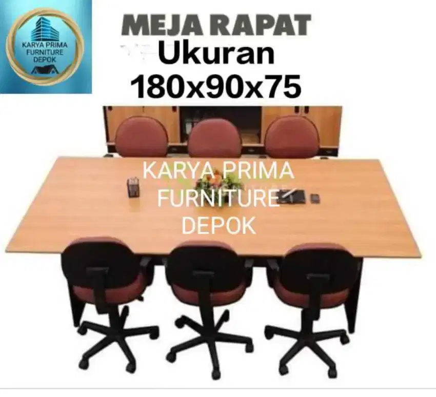 Meja Rapat 180x90x75 cocok ruangan kantor anda, 1.400.000 free ongkir.