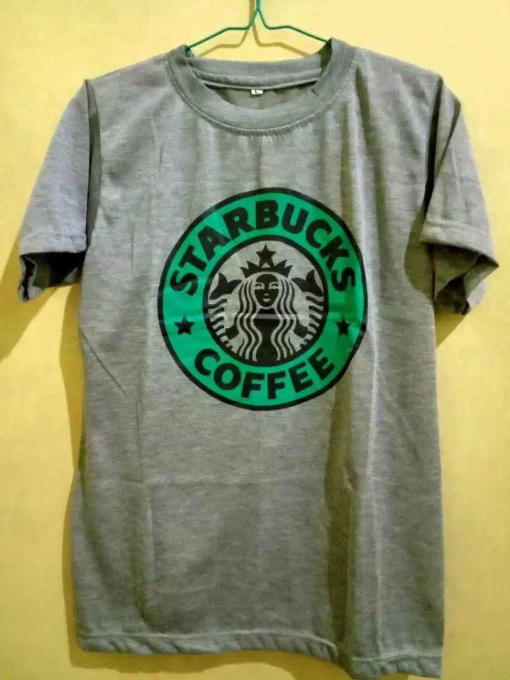 Tshirt kaos baju distro star bucks coffee