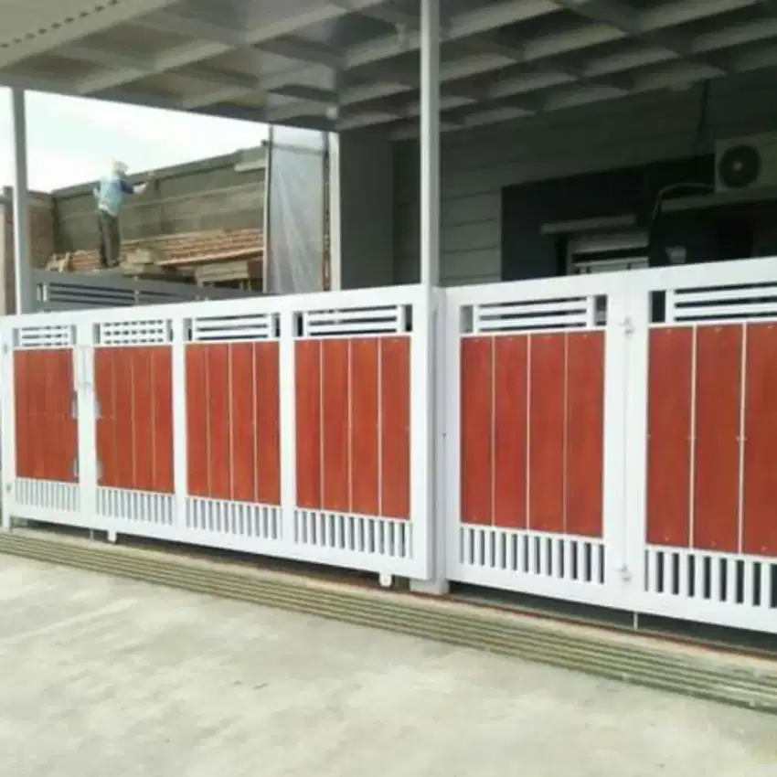 1102 jual pagar rumah minimalis grc murah