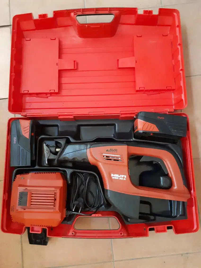 Hilti Reciprocal Saw WSR 36-A + 2xBatt + Charger + CASE (A-418)