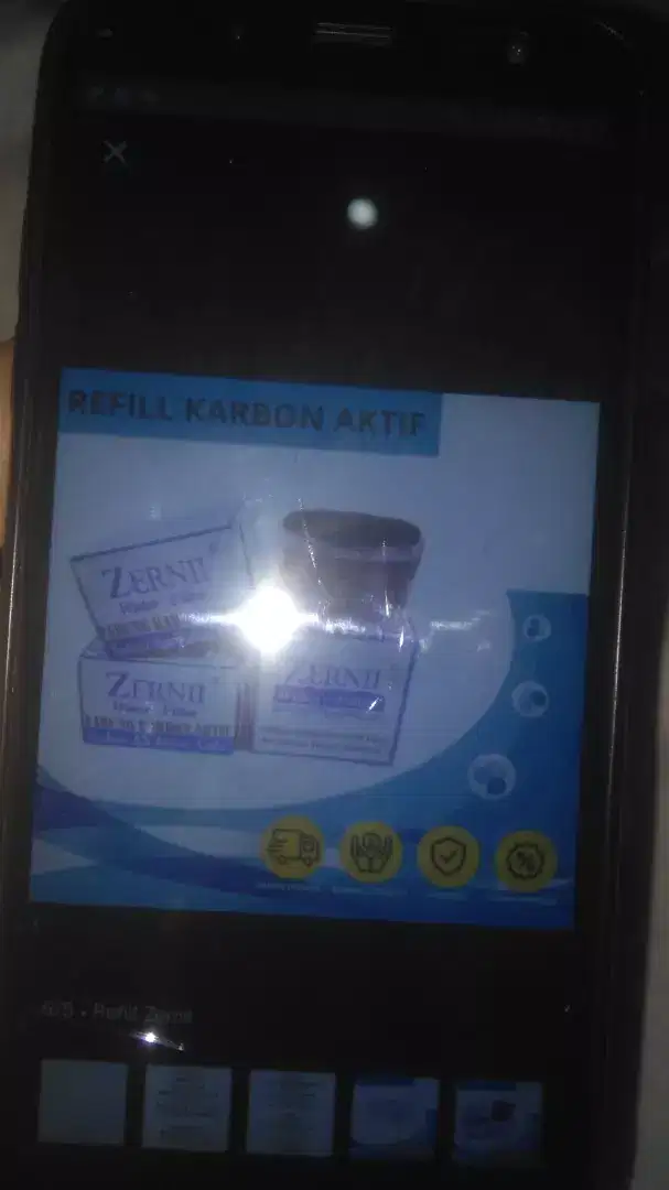 Refill refil karbon aktif zerni zernii water filter sringan air pnyrng