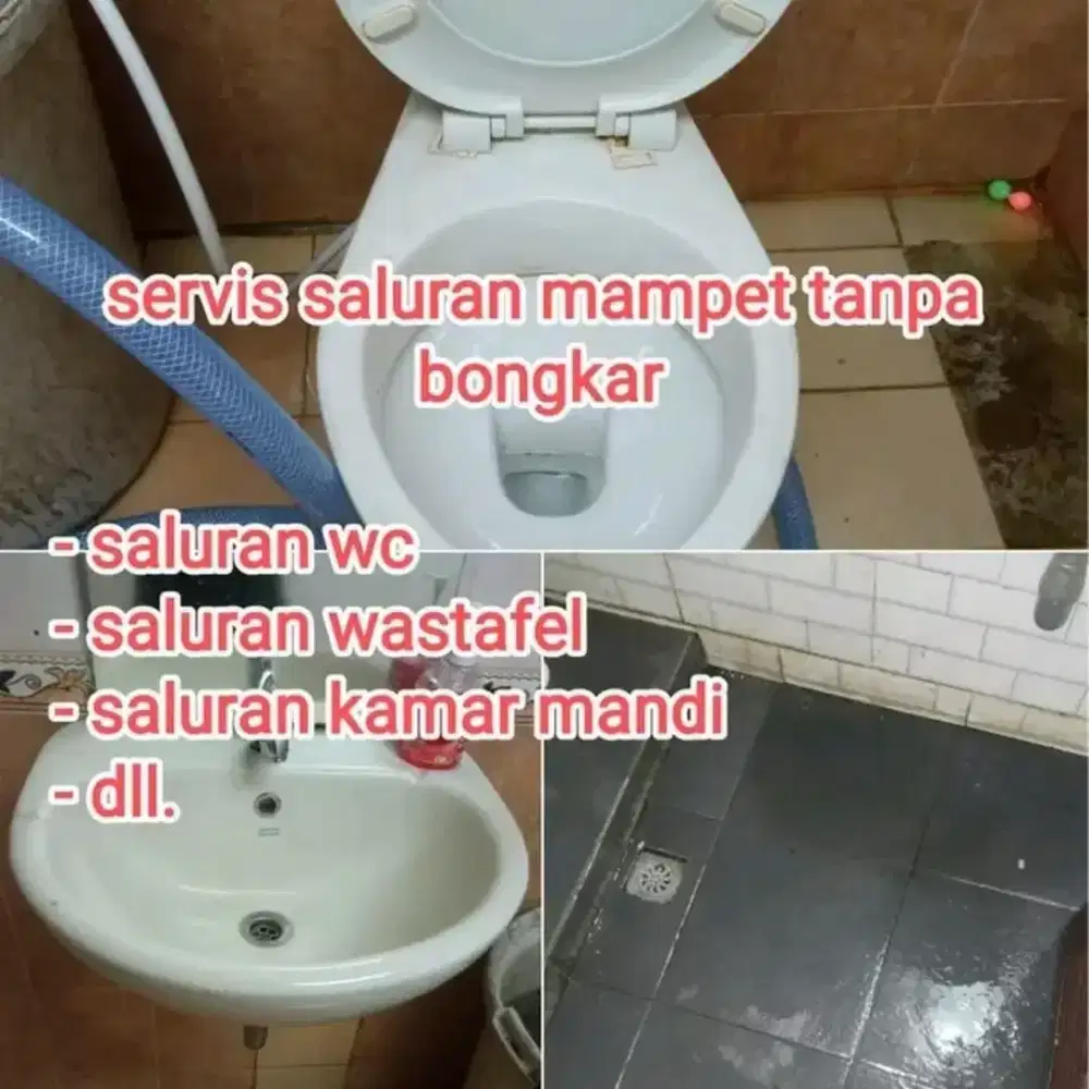 Jasa Saluran Mampet Dan Wc Mampet.