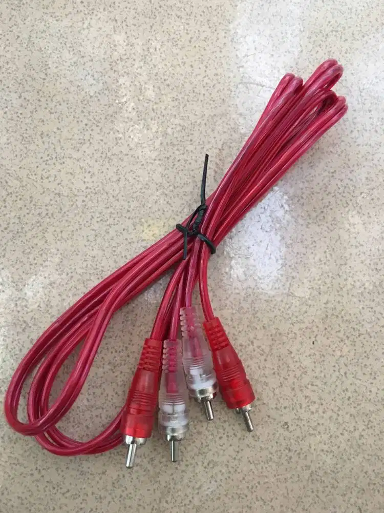 Kabel jack rca 2-2. 2male RCA to 2male RCA