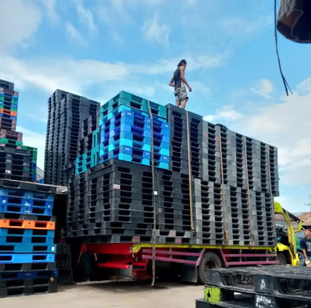 pallet plastik palet plastik second
