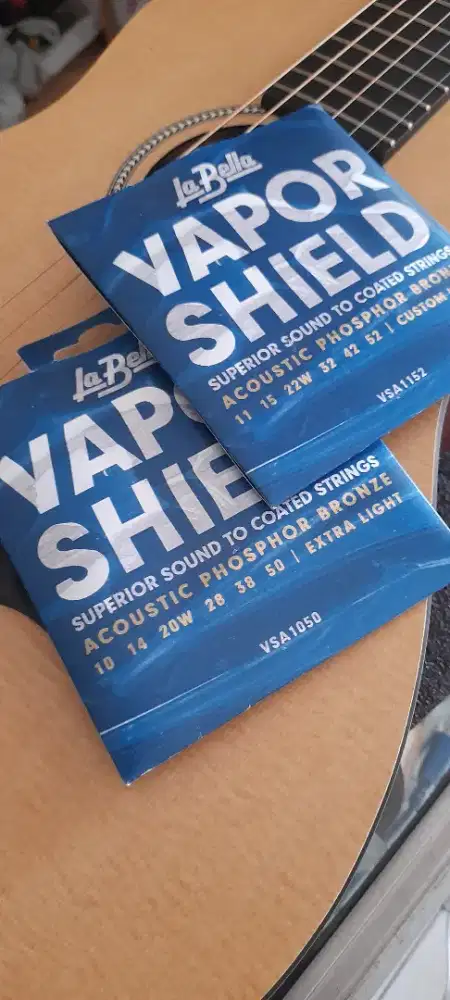 Senar Gitar Akustik La bella Vapor Shield