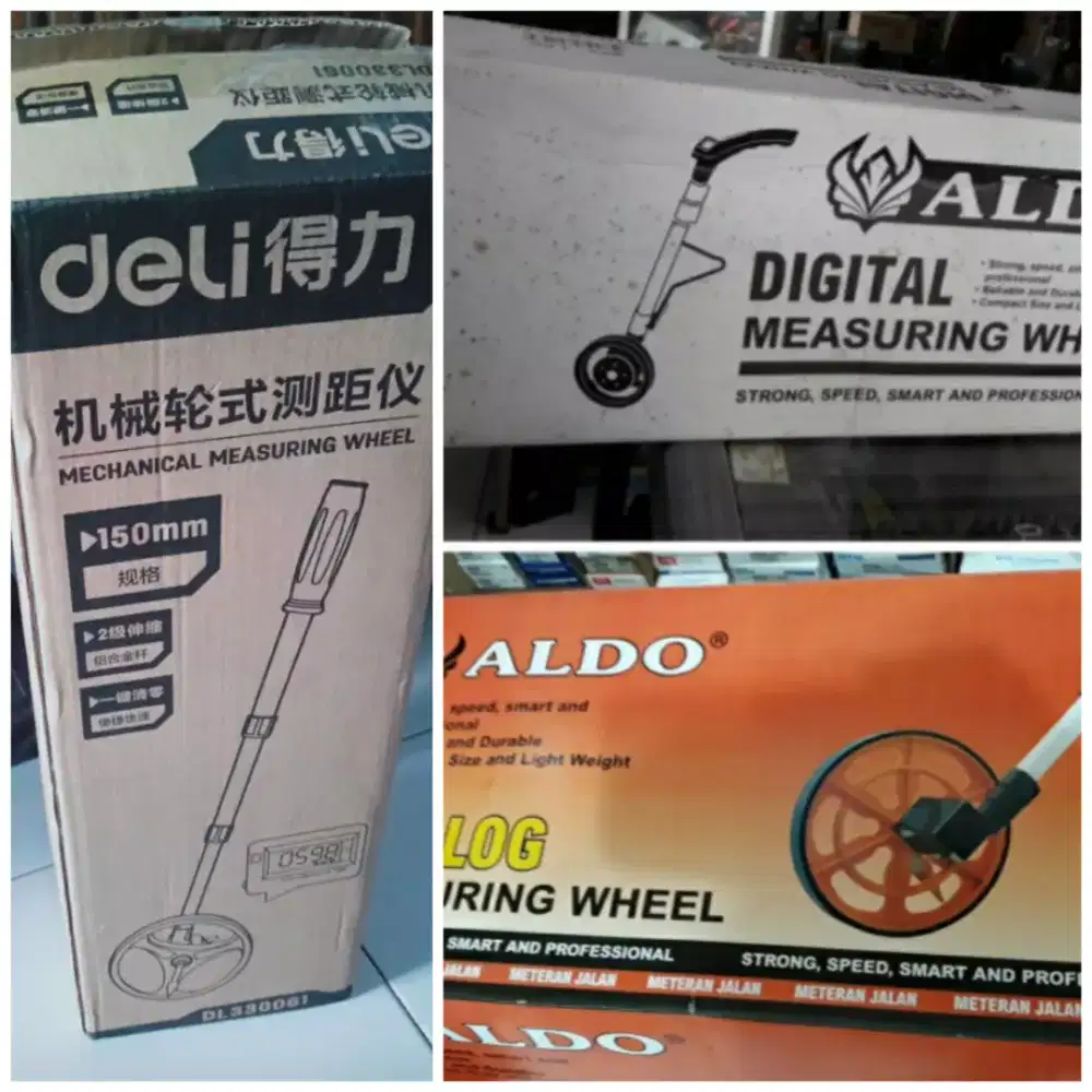 (rumah teknik jogja) meteran dorong manual,digital