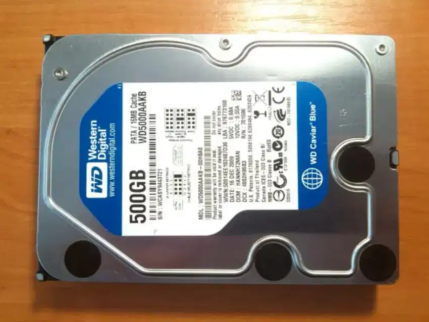 HDD 3.5 WDC Blue 500GB WD500AAKB IDE/PATA 7200 rpm