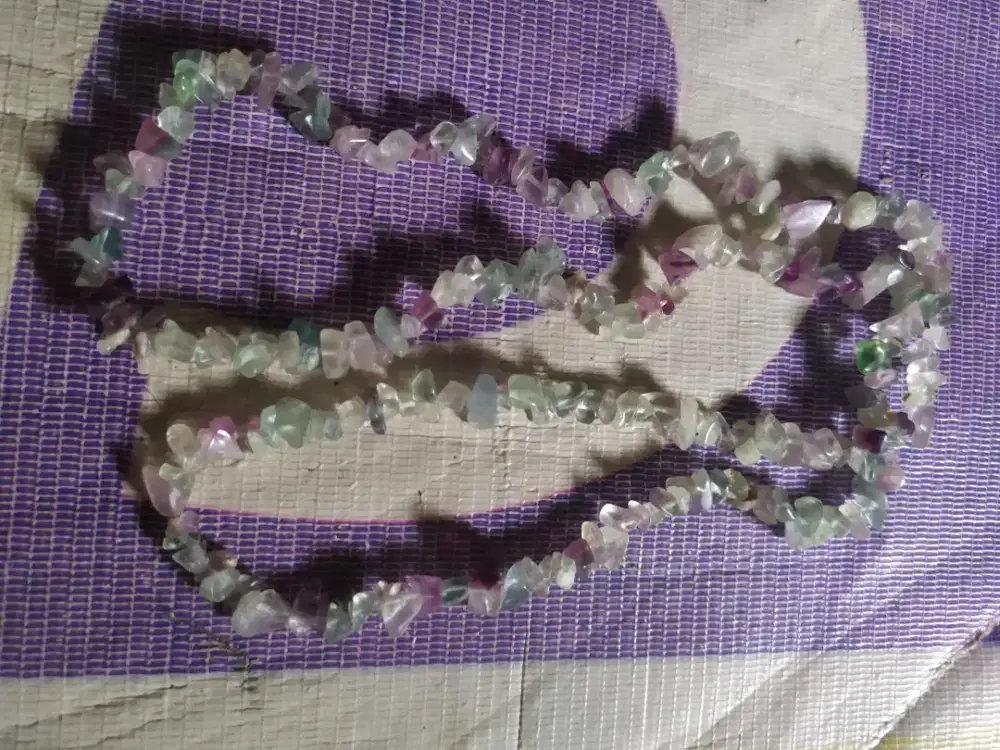 Kalung Batu kecubung narural