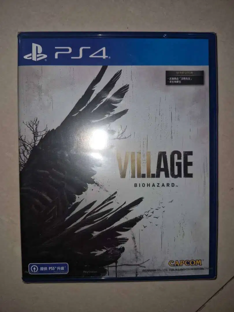 Dijual BD PS4 game Resident Evil 8 Village reg 3 baru segel