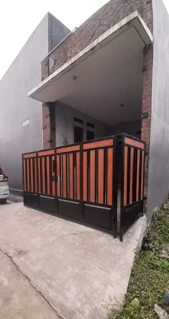 Pintu gerbang pagar minimalis