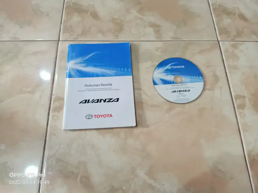 Buku pedoman pemilik kendaraan Toyota Avanza 2016 versi CD