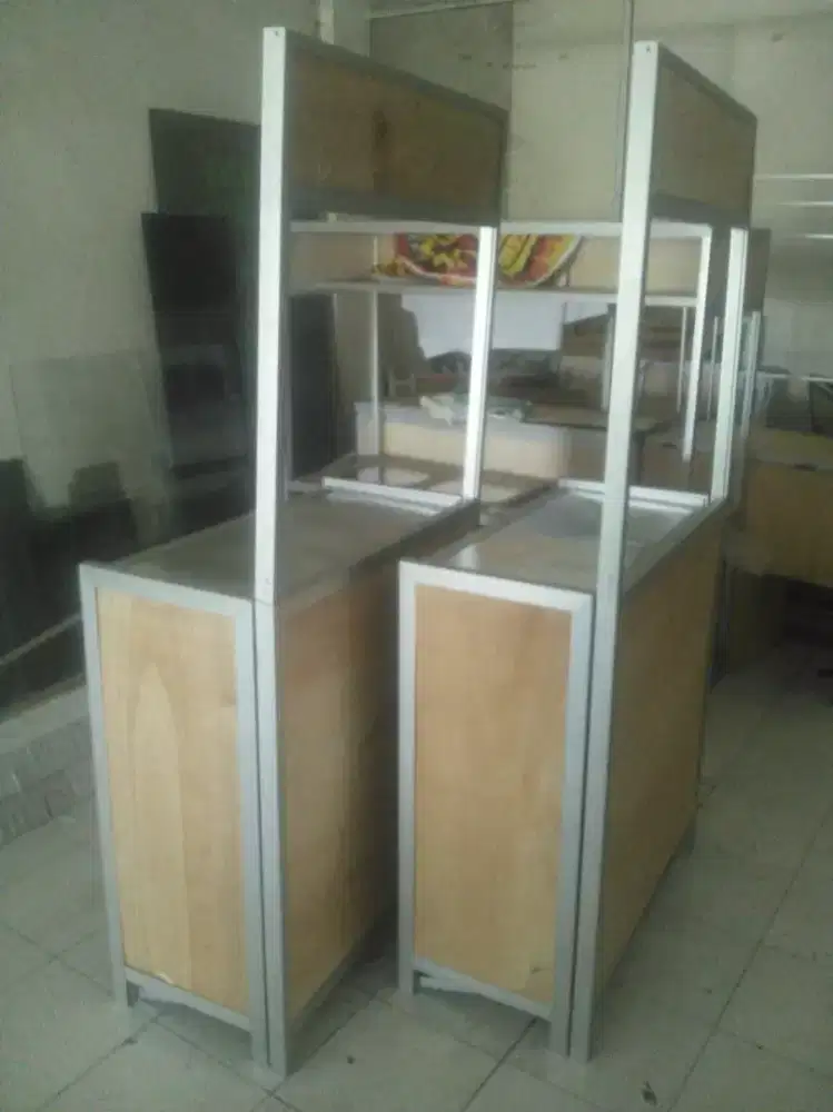 Etalase Meja Lipat /Booth Portable