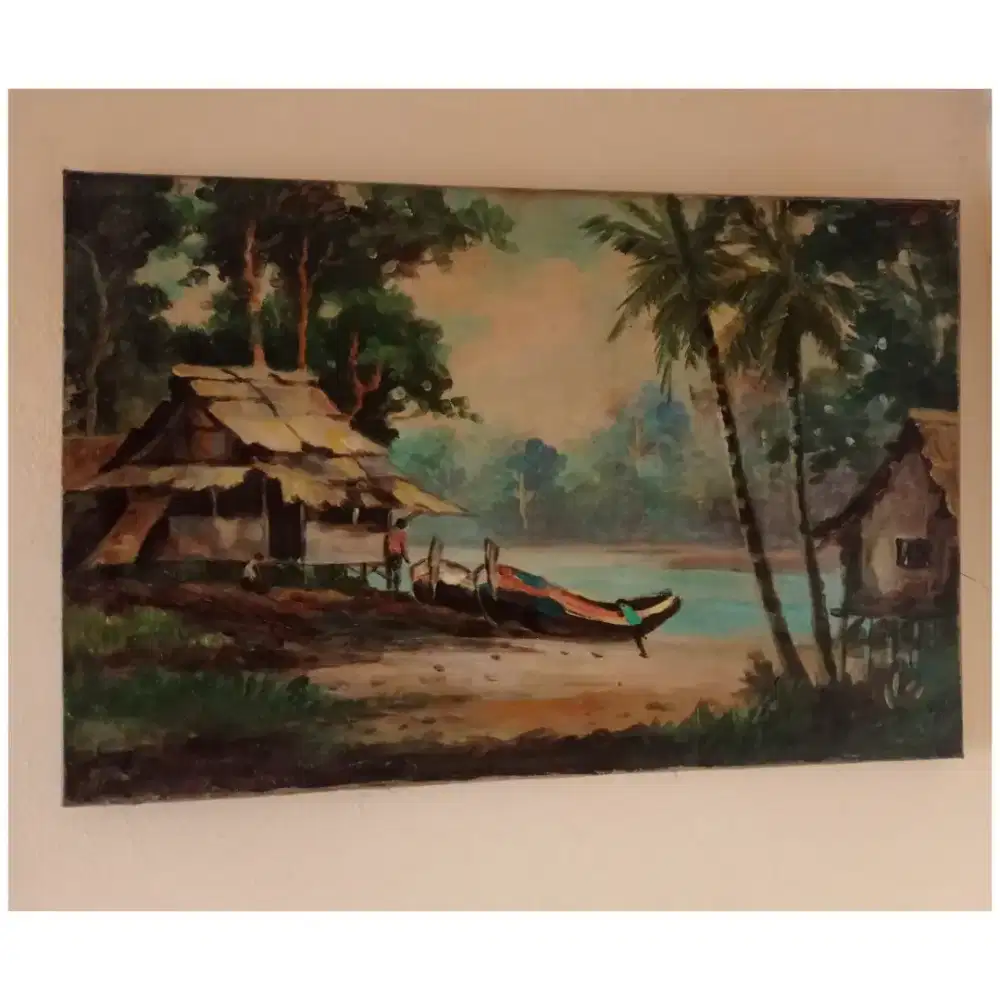 Lukisan Antik Perahu.