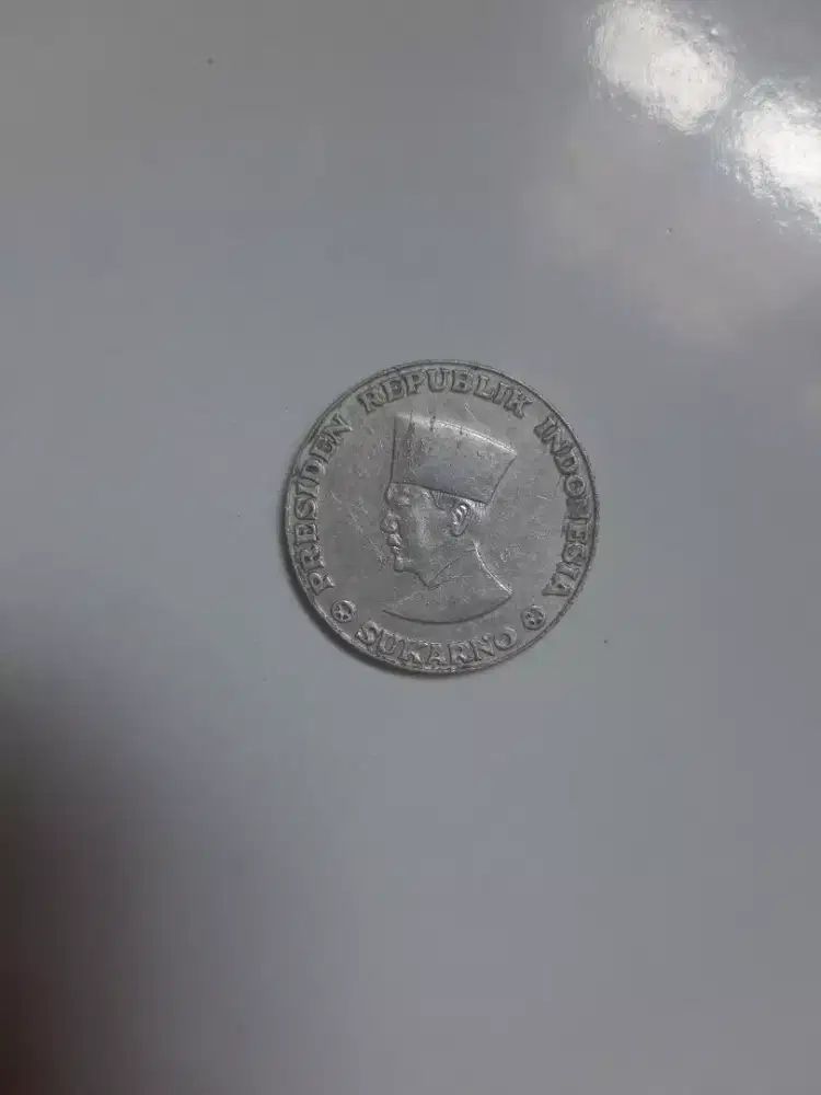 uang koin Sukarno 1962 rare