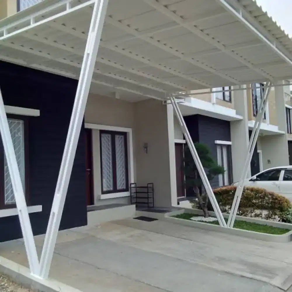 Canopy kaca sunglas, alderon, bajaringan, spandek, solarflat,pagar dll