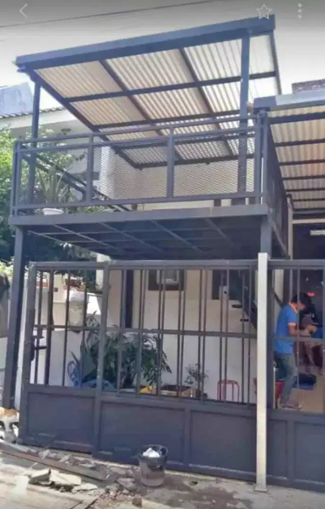 Kanopi balkon atau dak platt 889