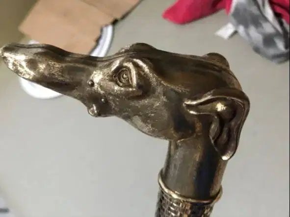 Tongkat kuno Antik T T J -th.1879