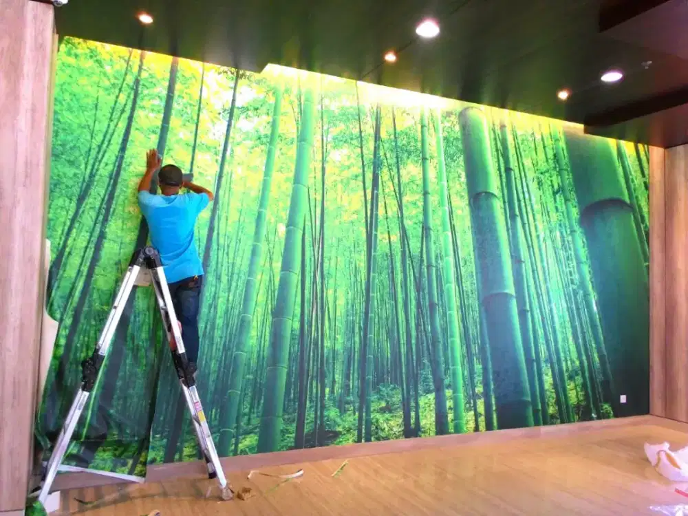 Tukang pasang wallpaper wallsticker