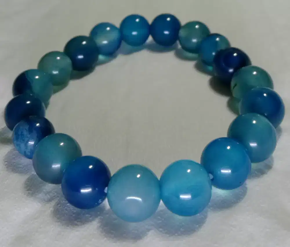 Gelang Batu Blue Carneliant