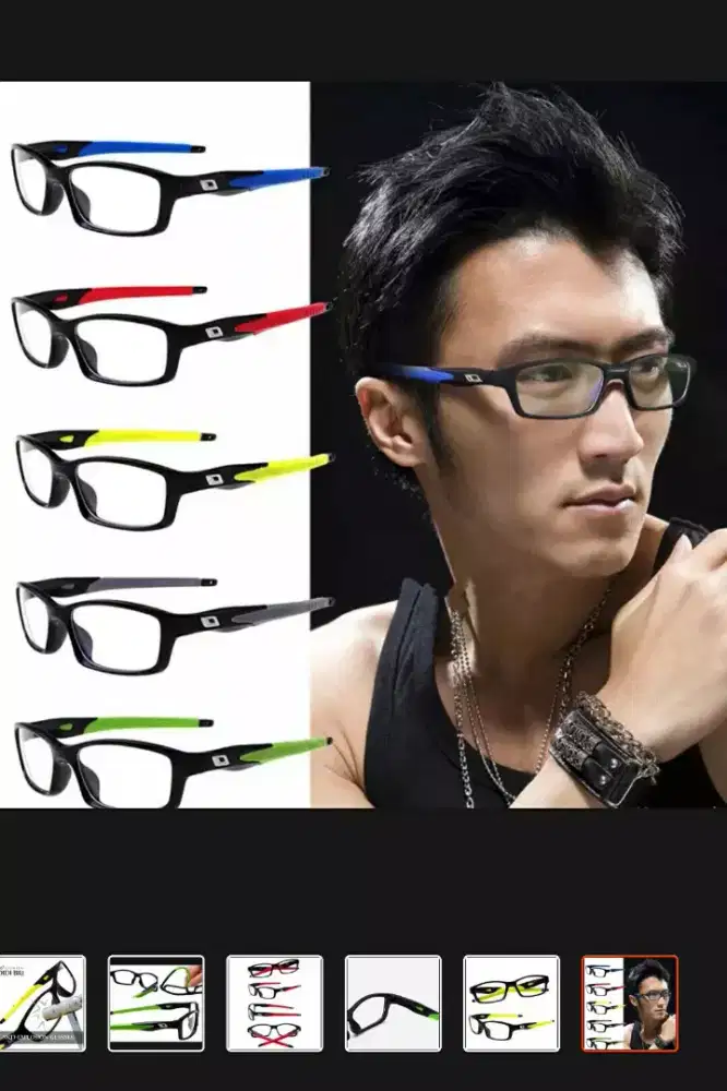 Frame Kacamata Keren Warna Warni