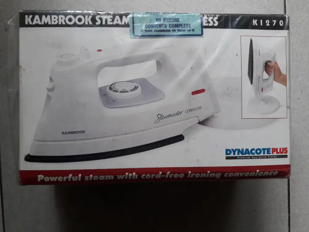 Setrika codless  kambrook  steam