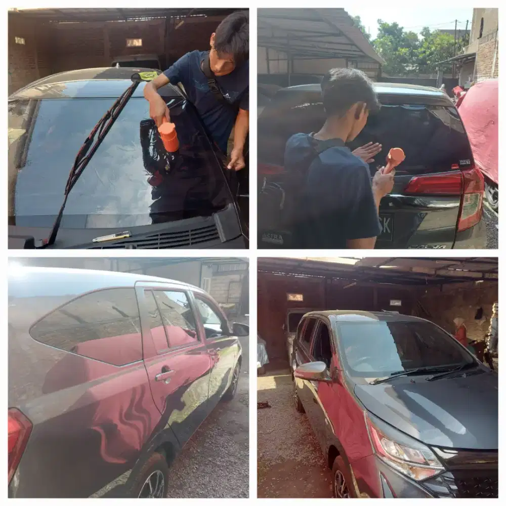 kaca film hitam dan silver KTT untuk mobil atau jendela