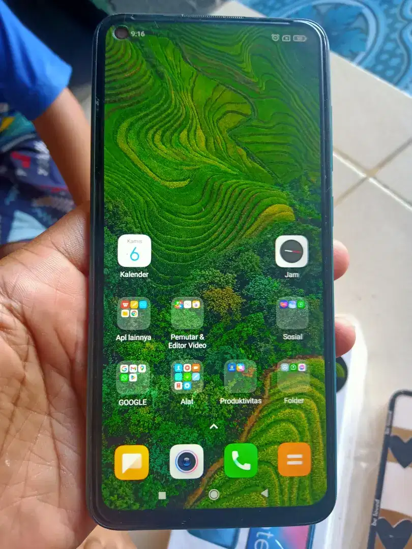 XIOMI REDMI NOTE 9 RAM 6/128 GB MULUS ORI SEGEL FUNGSI NORMAL