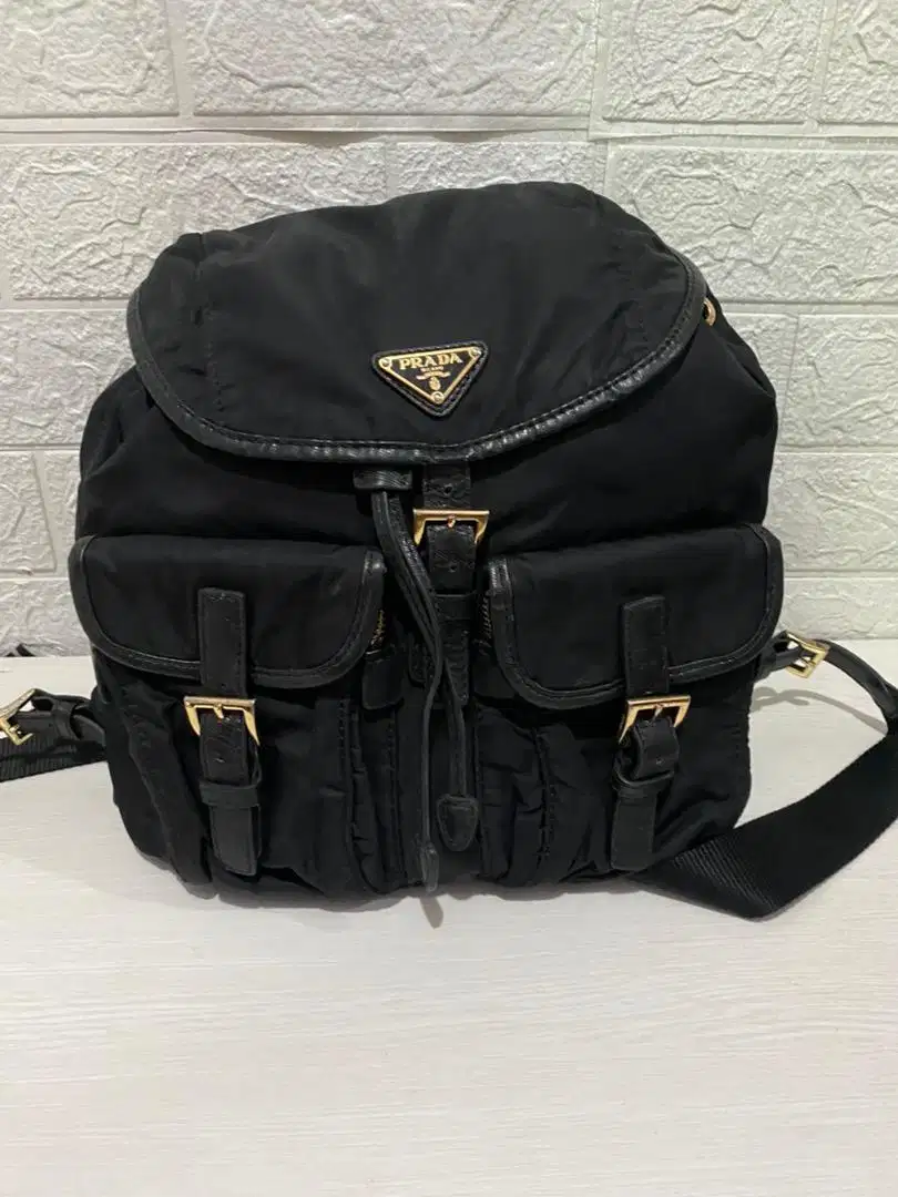 Backpack ransel prada nylon GHW lampo