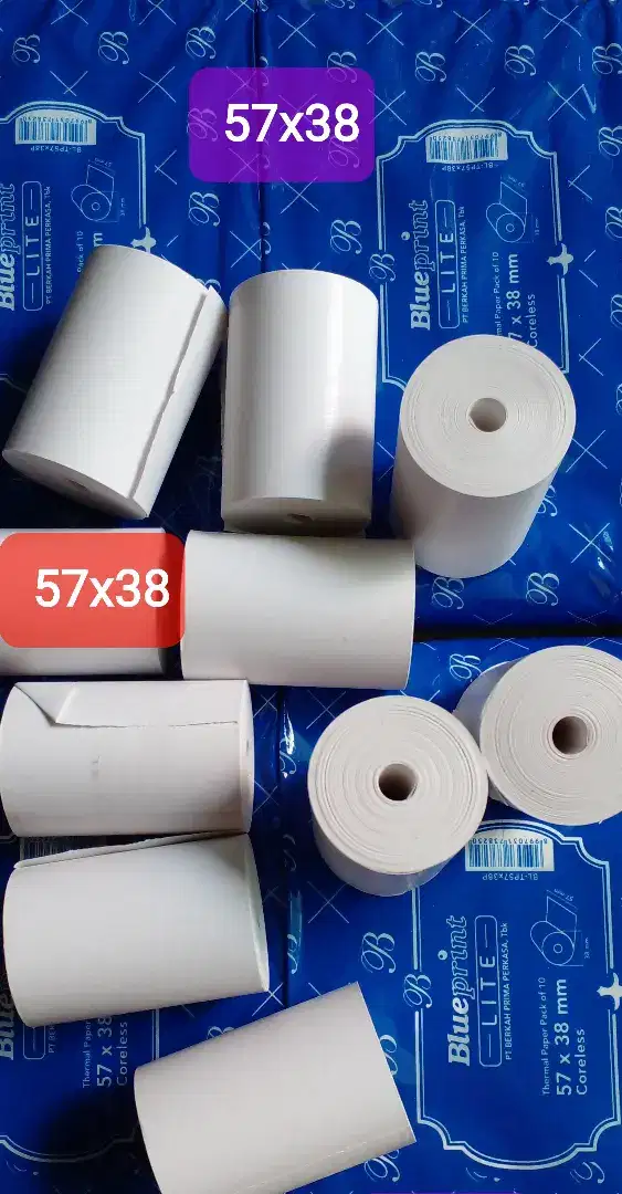 Struk thermal 57x 38 per box